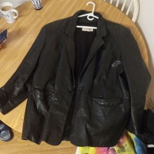 Pelle studio black leather jacket size XL (B0)